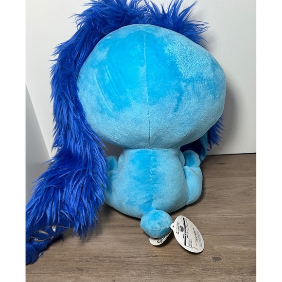 Blue Fluffy Bunny Rabbit Plush Toy Gloomy Bear Long Ears Stuffed Animal CGP-574 - Picture 4 of 9